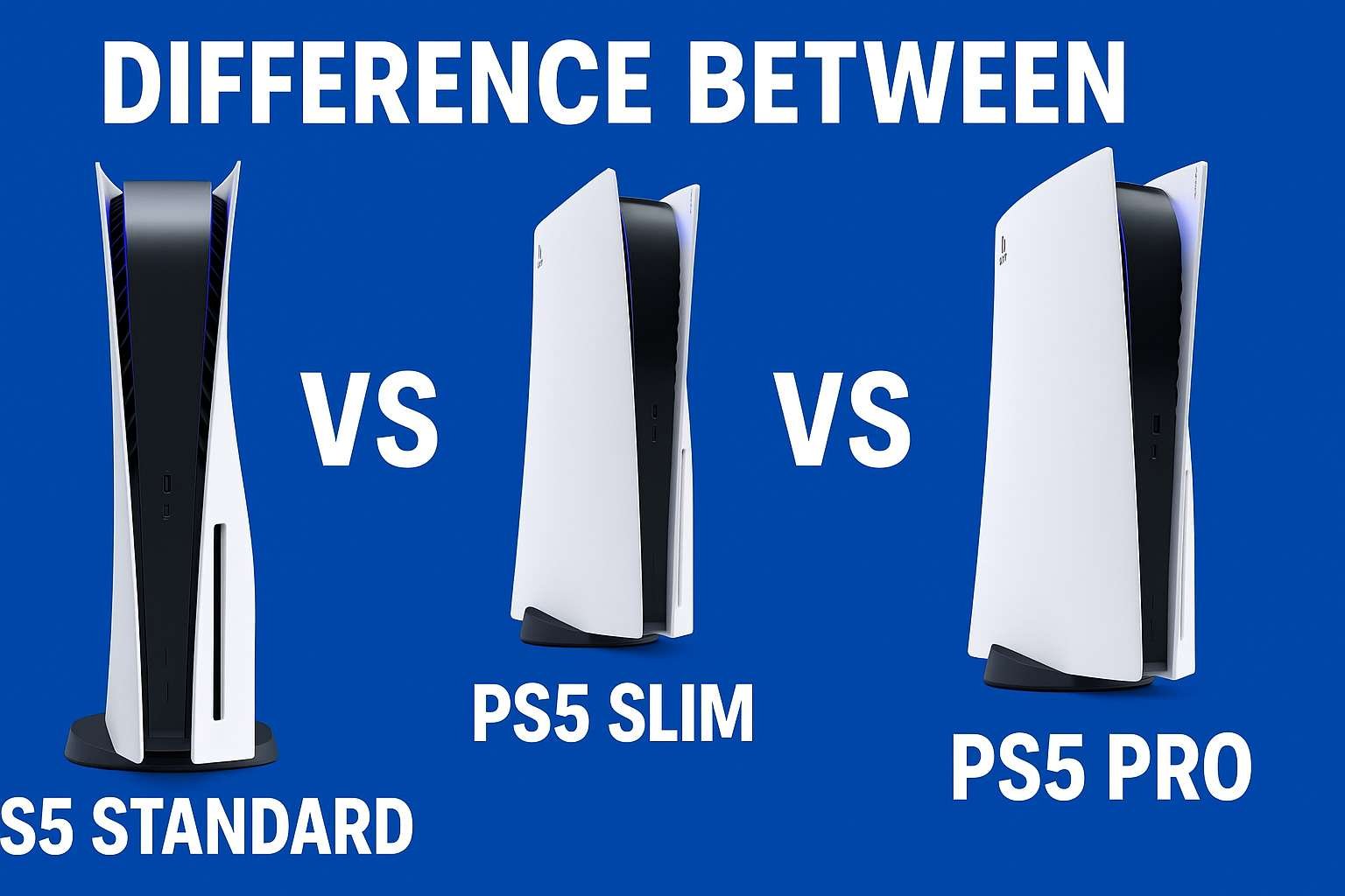difference between ps5 slim, standard and pro variant