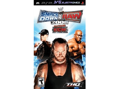 WWE SmackDown vs. Raw 2008 ISO file for psp
