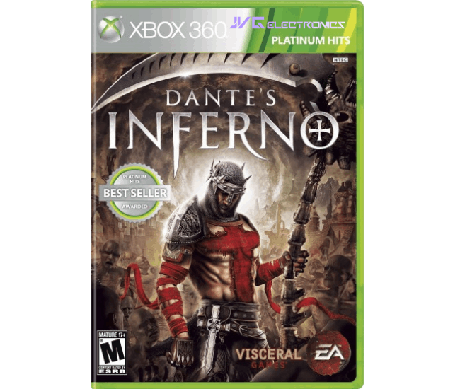 Dante's Inferno game for xbox 360