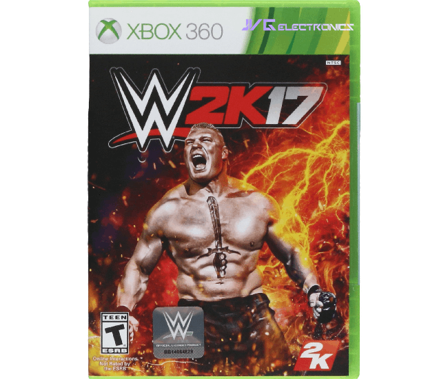 WWE 2K17 game for xbox 360